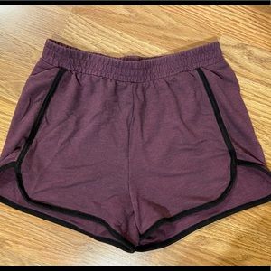 Womens purple shorts